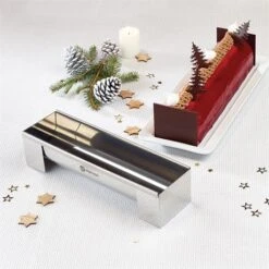 Gouttière à Bûche Démontable En Inox 30 Cm -Ustensiles De Cuisine Boutique 573026 4 4 Gouttiere a buche demontable en inox 30 cm Mathon