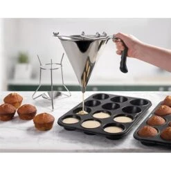 Entonnoir Piston 2 L En Inox 7 Entonnoir Piston 2 L En Inox -Ustensiles De Cuisine Boutique 573043 2 1 Entonnoir piston 2 L en inox Lacor