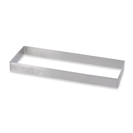 De Buyer Cadre à Tarte Perforé Rectangle 28 X 11 Cm 4 De Buyer Cadre à Tarte Perforé Rectangle 28 X 11 Cm – Image 2