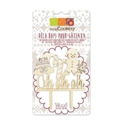 Kit De Décorations De Noël En Bois Pour Bûches Et Gâteaux 9 Kit De Décorations De Noël En Bois Pour Bûches Et Gâteaux -Ustensiles De Cuisine Boutique 589000 3 1 Kit de decorations de Noel en bois pour buches et gateaux Scrapcooking