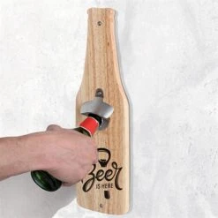 Décapsuleur Mural Bois