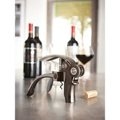 Peugeot Tire-bouchon Manuel à Levier Baltaz Basalte -Ustensiles De Cuisine Boutique 601097 3 2 Tire bouchon manuel a levier Baltaz basalte Peugeot