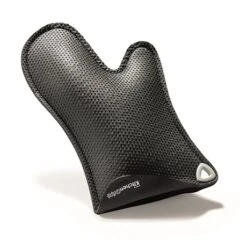 Gant à Four Anti Adhérent Noir Grande Taille