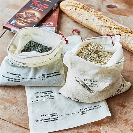 Set De 3 Sacs Coton Gradués 4 Set De 3 Sacs Coton Gradués – Image 2