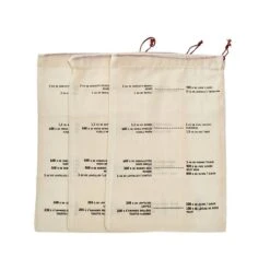 Set De 3 Sacs Coton Gradués 7 Set De 3 Sacs Coton Gradués -Ustensiles De Cuisine Boutique 603136 2 1 Set de 3 sacs coton gradues Elicuisine