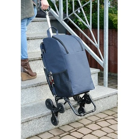 Chariot De Courses Avec Siège Bleu 6 Chariot De Courses Avec Siège Bleu – Image 4