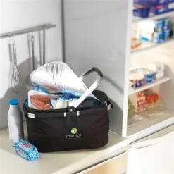 Panier Isotherme Noir Pliable Avec Anse Rabattable 9 Panier Isotherme Noir Pliable Avec Anse Rabattable -Ustensiles De Cuisine Boutique 60535 3 7 Panier isotherme noir pliable avec anse rabattable Mathon