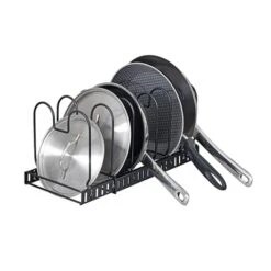 Rangement Extensible Pour Couvercles Et Poêles En Inox