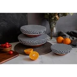 3 Couvre-bols En Coton -Ustensiles De Cuisine Boutique 606086 3 1 3 couvre bols en coton Nuts Innovation