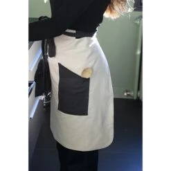 Tablier De Cuisine En Coton -Ustensiles De Cuisine Boutique 606099 3 1 Tablier de cuisine en coton Pebbly