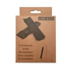 Set De 6 Bâtons De Charbon De Bambou Purificateur D'eau Taille L -Ustensiles De Cuisine Boutique 607336 2 1 Set de 6 batons de charbon de bambou purificateur d eau taille L