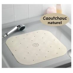 Ustensiles De Cuisine Boutique -Ustensiles De Cuisine Boutique 610019 1 5 Tapis anti derapant douche caoutchouc naturel Wenko by Maximex