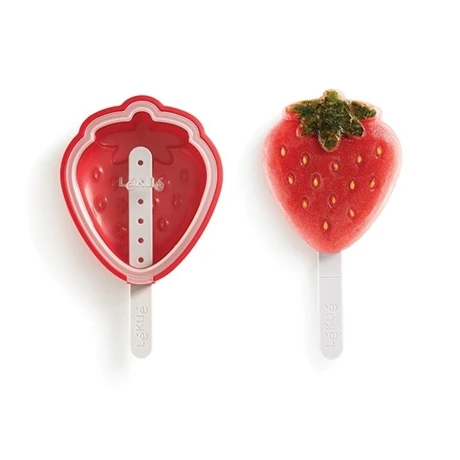 Lekue 4 Moules à Glace Fraise Empilables 3 Lekue 4 Moules à Glace Fraise Empilables
