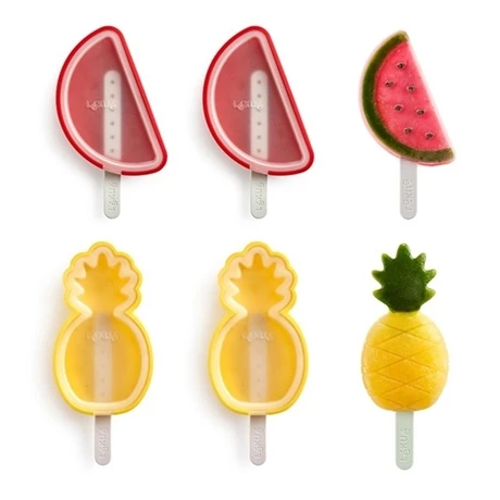 Lekue 4 Moules à Glace Ananas Et Pastèque Empilables 3 Lekue 4 Moules à Glace Ananas Et Pastèque Empilables