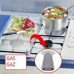 Set De 2 Couvre-plaques Transparentes -Ustensiles De Cuisine Boutique 62014 2 1 Set de 2 couvre plaques transparentes Wenko by Maximex