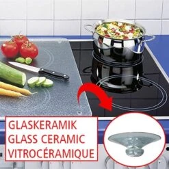 Set De 2 Couvre-plaques Transparentes -Ustensiles De Cuisine Boutique 62014 3 1 Set de 2 couvre plaques transparentes Wenko by Maximex