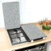 Set 2 Couvre-plaques Protection Motifs Granit -Ustensiles De Cuisine Boutique 62342 0 5 Set 2 couvre plaques protection motifs Granit Wenko by Maximex