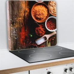 Protection Murale En Verre Epices -Ustensiles De Cuisine Boutique 62351 2 4 Protection murale en verre Epices Wenko by Maximex