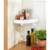 Étagère D'angle à Fixation Par Pression -Ustensiles De Cuisine Boutique 654087 0 3 Etagere d angle a fixation par pression Wenko by Maximex