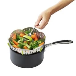 Joseph Joseph Panier Vapeur Pliable Anti-rayure 9 Joseph Joseph Panier Vapeur Pliable Anti-rayure -Ustensiles De Cuisine Boutique 670099 2 1 Panier vapeur pliable anti rayure Joseph Joseph