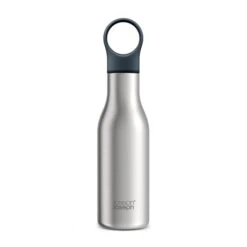 Joseph Joseph Bouteille Isotherme Isolée Sous Vide Loop 500 Ml Inox Brossé