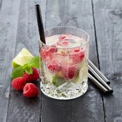 Set De 4 Petites Pailles Courtes En Inox Avec Brosse -Ustensiles De Cuisine Boutique 673150 1 1 Set de 4 petites pailles courtes en inox avec brosse Point Virgule