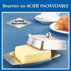Beurrier En Acier Inoxydable -Ustensiles De Cuisine Boutique 673167 2 1 Beurrier en acier inoxydable Wenko by Maximex