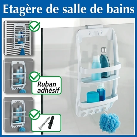 Étagère De Salle De Bain Universelle 6 Étagère De Salle De Bain Universelle – Image 4