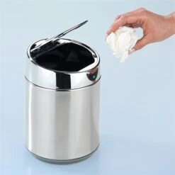 Poubelle Cosmétique à Capteur Senso Chrome En Inox -Ustensiles De Cuisine Boutique 67852 2 1 Poubelle cosmetique a capteur Senso Chrome en inox Wenko by Maximex