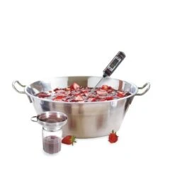 Lot Bassine à Confiture 38 Cm Et 100 étiquettes Autocollantes Décor Fruits -Ustensiles De Cuisine Boutique 67957 3 1 Lot Bassine a confiture 38 cm et 100 etiquettes autocollantes decor fruits