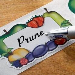 Lot Bassine à Confiture 38 Cm Et 100 étiquettes Autocollantes Décor Fruits -Ustensiles De Cuisine Boutique 67957 4 1 Lot Bassine a confiture 38 cm et 100 etiquettes autocollantes decor fruits