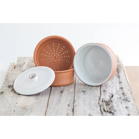 Germoir à 3 étages En Terre Cuite 6 Germoir à 3 étages En Terre Cuite – Image 4