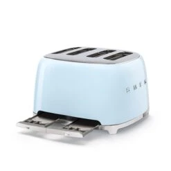 Smeg Toaster 4 Fentes 2000 W TSF03PBEU Bleu Azur -Ustensiles De Cuisine Boutique 700060 1 1 Toaster 4 fentes 2000 W TSF03PBEU bleu azur Smeg