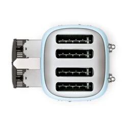 Smeg Toaster 4 Fentes 2000 W TSF03PBEU Bleu Azur -Ustensiles De Cuisine Boutique 700060 2 1 Toaster 4 fentes 2000 W TSF03PBEU bleu azur Smeg