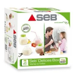 Délice Box Avec 6 Bouteilles Pour Yaourts à Boire XF102000 -Ustensiles De Cuisine Boutique 71945 2 7 Delice box avec 6 bouteilles pour yaourts a boire XF102000 Seb