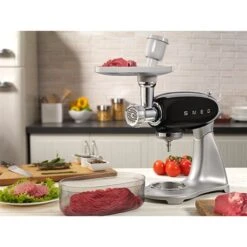 Smeg Hachoir SMMG01 Pour Robot Sur Socle -Ustensiles De Cuisine Boutique 720057 2 1 Hachoir SMMG01 pour robot sur socle Smeg