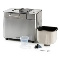 Domo Machine à Pain Automatique - 18 Programmes 500 W B3971 -Ustensiles De Cuisine Boutique 728029 2 4 Machine a pain automatique 18 programmes 500 W B3971 Domo