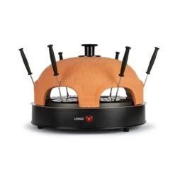 LIVOO Pizza Party 6 Mini Pizza 1200 W