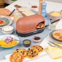 Tristar Four à Pizza électrique 2 Personnes Pizza Festa Connect 530 W Marron -Ustensiles De Cuisine Boutique 740070 3 2 Four a pizza electrique 2 personnes Pizza Festa Connect 530 W marron Tristar