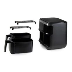 Domo Déli Fryer Double Fry Zone 2 X 4L -Ustensiles De Cuisine Boutique 740074 3 1 Deli Fryer double fry zone 2 x 4L Domo
