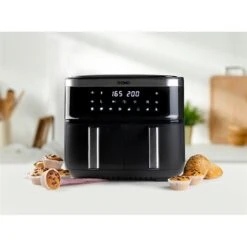 Domo Déli Fryer Double Fry Zone 2 X 4L -Ustensiles De Cuisine Boutique 740074 4 1 Deli Fryer double fry zone 2 x 4L Domo