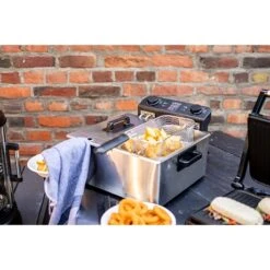 LIVOO Friteuse Double 2 X 3 L Inox DOC217 11 LIVOO Friteuse Double 2 X 3 L Inox DOC217 -Ustensiles De Cuisine Boutique 758001 4 2 Friteuse double 2 x 3 L inox DOC217 Livoo