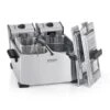 Friteuse Inox Double Cuve 7 L 4000 W KCPFR70X -Ustensiles De Cuisine Boutique 758003 0 1 Friteuse inox double cuve 7 L 4000 W KCPFR70X Kitchen Chef Professional