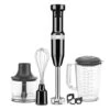 Mixeur Plongeant 5 Vitesses 180 W Noir Onyx Kitchenaid 5KHBV83EOB -Ustensiles De Cuisine Boutique 760142 0 2 Mixeur plongeant 5 vitesses 180 W noir onyx Kitchenaid 5KHBV83EOB Kitchenaid