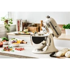 KitchenAid Robot Artisan Crème 5KSM175PS Avec Accessoires Supplémentaires -Ustensiles De Cuisine Boutique 761003 3 6 Robot artisan creme 5KSM175PS avec accessoires supplementaires Kitchenaid