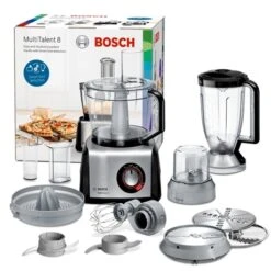 Bosch Robot De Cuisine MultiTalent 8 Noir Inox MC812M844 1250 W -Ustensiles De Cuisine Boutique 761028 4 1 Robot de cuisine MultiTalent 8 noir inox MC812M844 1250 W Bosch