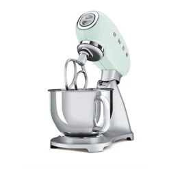 Smeg Robot Sur Socle Vert D'eau 800 W SMF02PGEU -Ustensiles De Cuisine Boutique 761041 2 1 Robot sur socle vert d eau 800 W SMF02PGEU Smeg