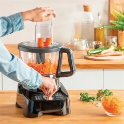 Moulinex Robot Double Force 1000 W FP821811 Noir -Ustensiles De Cuisine Boutique 761058 2 2 Robot double force 1000 W FP821811 noir Moulinex