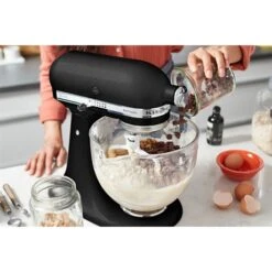 KitchenAid Robot Pâtissier Artisan à Tête Inclinable 4,8 L 300 W Noir Truffe 5KSM175PSEBK -Ustensiles De Cuisine Boutique 761090 2 2 Robot patissier Artisan a tete inclinable 4 8 L 300 W noir truffe 5KSM175PSEBK Kitchenaid