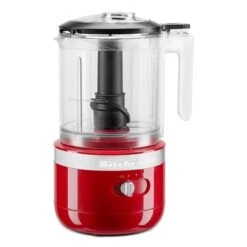 KitchenAid Hachoir électrique Sans Fil 2 Vitesses 1,18 L Rouge Empire 5KFCB519EER -Ustensiles De Cuisine Boutique 761096 3 1 Hachoir electrique sans fil 2 vitesses 1 18 L rouge empire 5KFCB519EER Kitchenaid